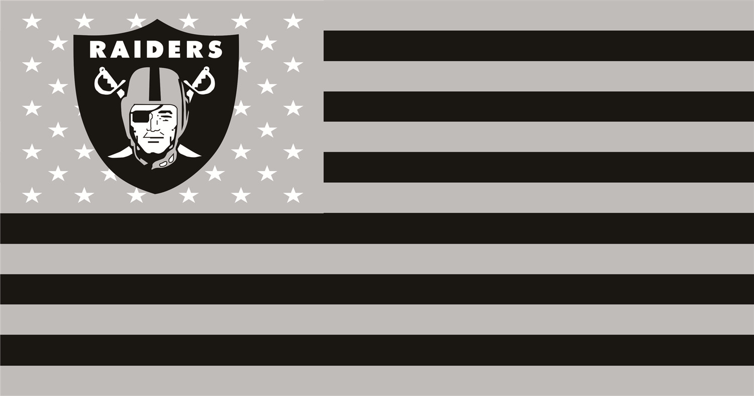 Oakland Raiders Flags iron on transfers